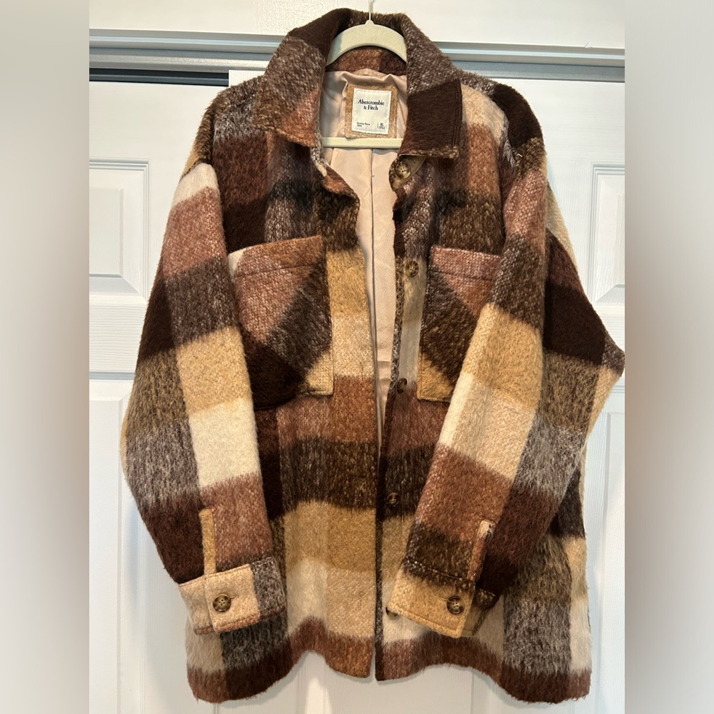 A&F Cozy Shirt Jacket